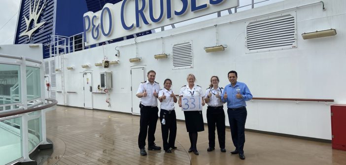 Sheena walks over 300km across Britannia’s decks