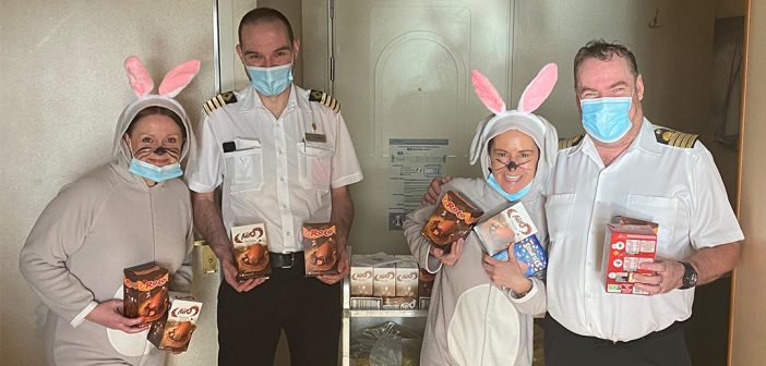 Lots of eggsitement onboard this Easter
