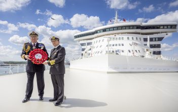Celebrating VE Day on board QM2