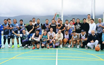 Cunard take to the basketball court in Norway