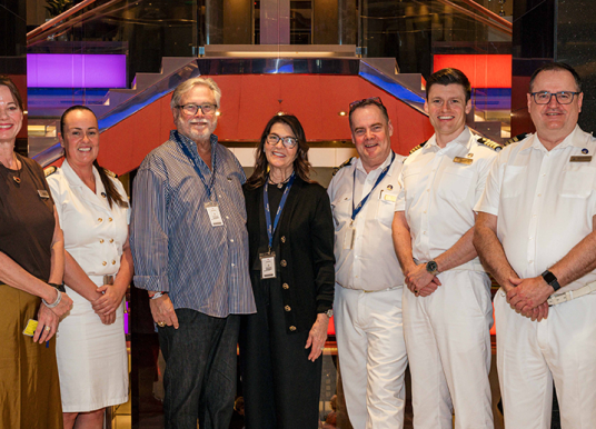 A special visit on board Ventura